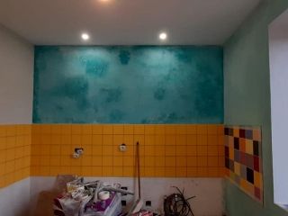 Cuisine joyeuse, récup et couleur